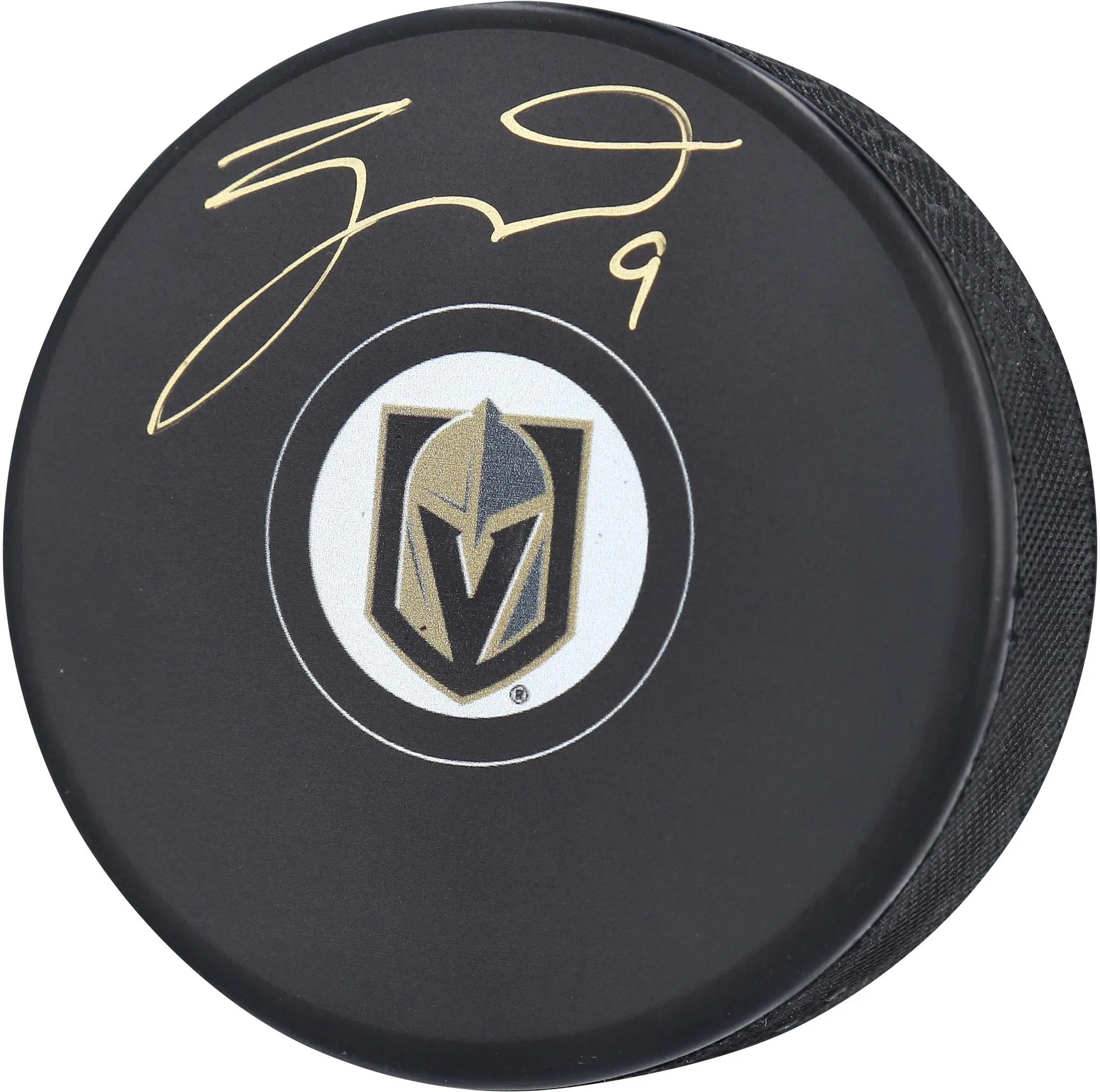 Jack Eichel Vegas Golden Knights Autographed Hockey Puck - Fanatics Authentic Certified
