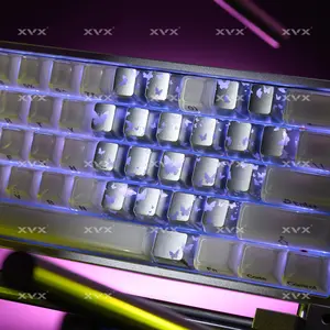 XVX FlutterBloom OEM Profile IMD-Tech  diy Keycaps 21-Key（only keycap, not include a keyboard）
