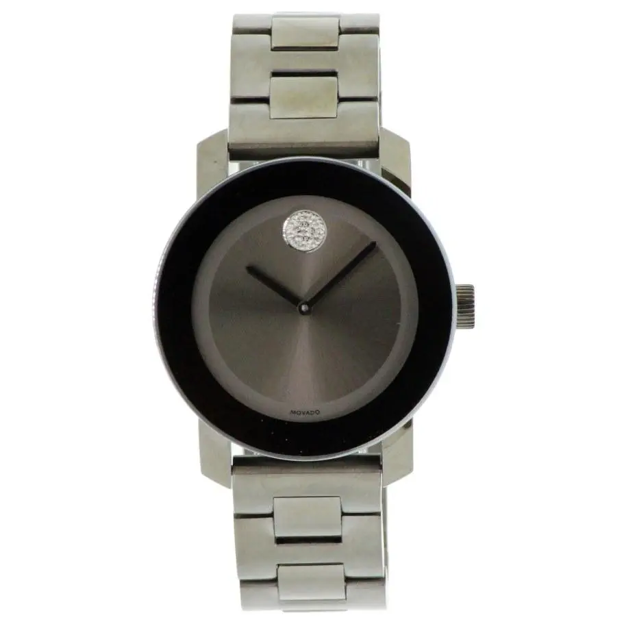 Movado Bold Medium Gray Ion Unisex Watch 3600103