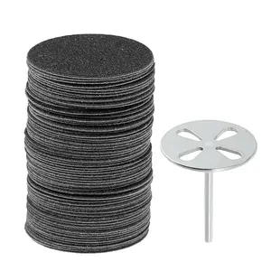 VOCOSTE 100 Pcs Sandpaper Disk Replacement Pad for Polishing Craft or Electric Foot File Callus Remover Tool, Fine 240 Grit, 25mm
