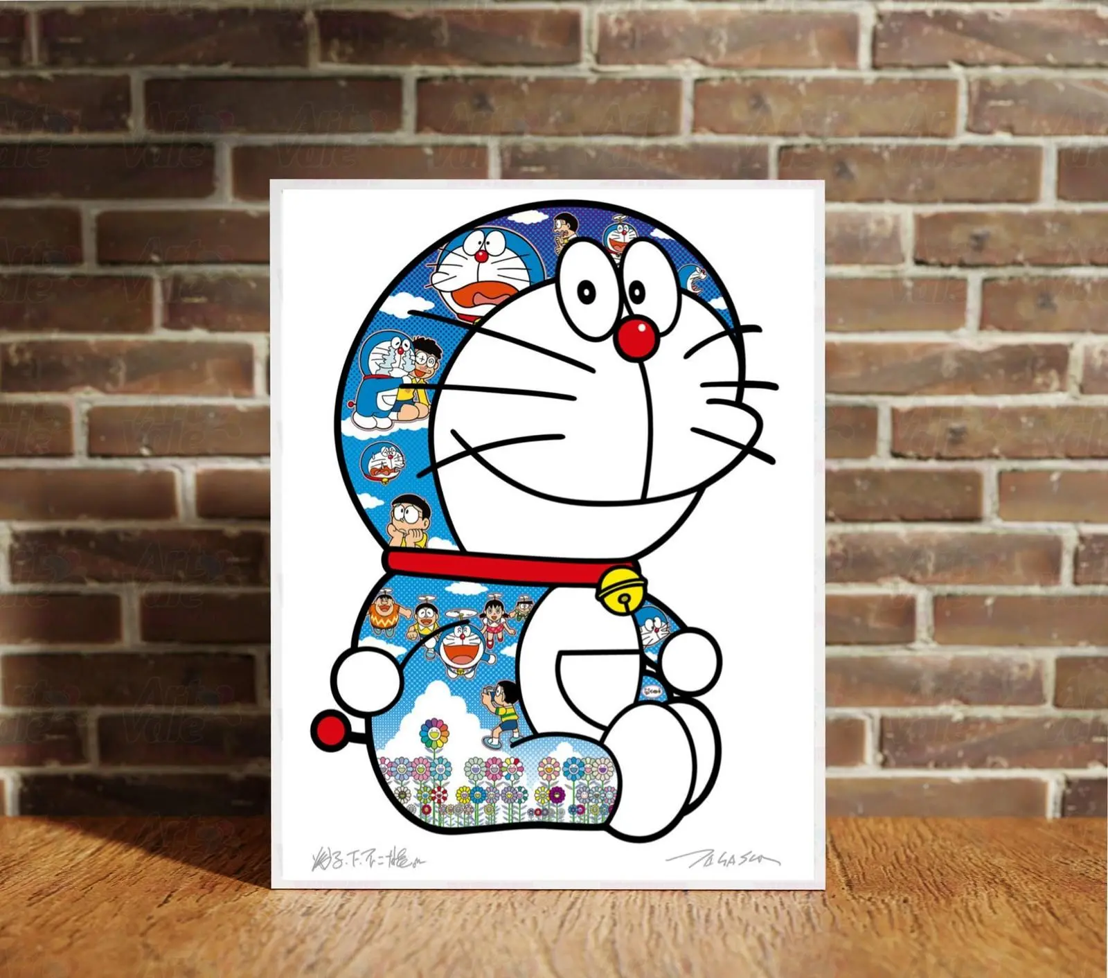 Takashi Murakami Pleasant Day Canvas Wrap Wall Decor Poster Wall Art Print