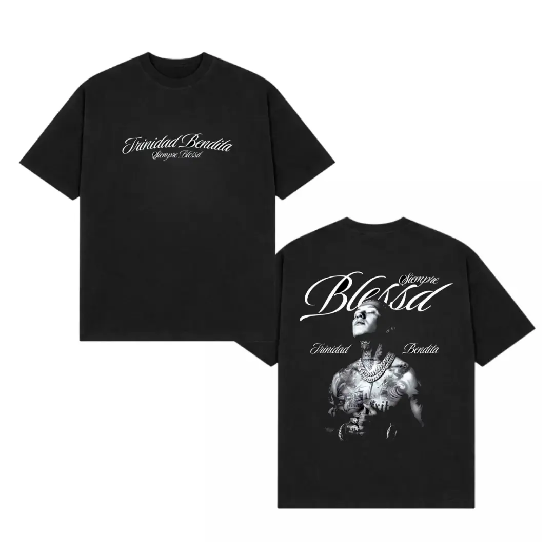 Blessd Tour 2026 Graphic T-Shirt, Latin Music Fan Tee, Retro Concert Style Shirt, Casual Unisex Cotton Top for Men & Women