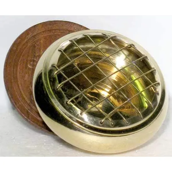 Brass Screen Incense Burner 3 Inch — Resin and Loose Herb Burner