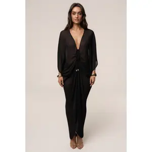 Black Longer Days Cover Up Dress