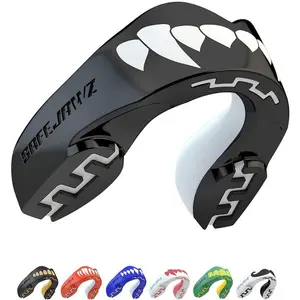 Mouth Guard, Dual Layer Mouthguard for Adults with Case, Easy Fit Remoldable Mouthpiece for Football, Boxing, Lacrosse, MMA, Basketball & All Contact Sports (Adult 12+ Years)