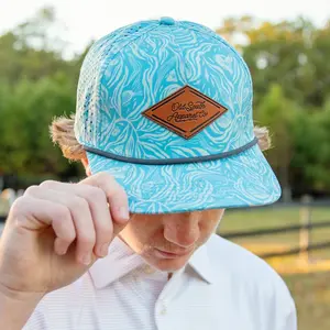 Beneath the Tide Leather Hat - Trucker Hat