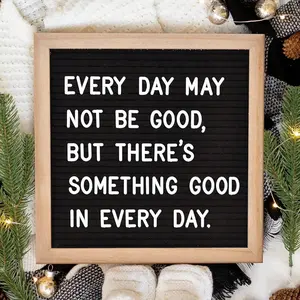 Magnetic Letter Board DIY Set, 10x10 Inch Magnetic Message Board with 340 Adjustable Letters Numbers & Symbols, Perfect for Office Wedding Home Decor