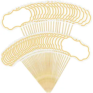56PCS White Cheese Markers Buffet Labels Food Tag for Charcuterie Board Blank Toothpick Flag Appetizer Signs Food Label for Party Buffet Cupcake Topper Birthday Wedding Decoration