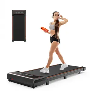 Treadmill with LED display – adjustable speed, adjustable incline, 2.5 horsepower motor, portable, home-use treadmill, compact for storage in small spaces