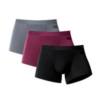 Black and Storm Grey and Burgundy