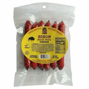 Wild Game Meat Snack Sticks - 5oz Resealable Bags - Uncle Henry’s Gourmet Meats