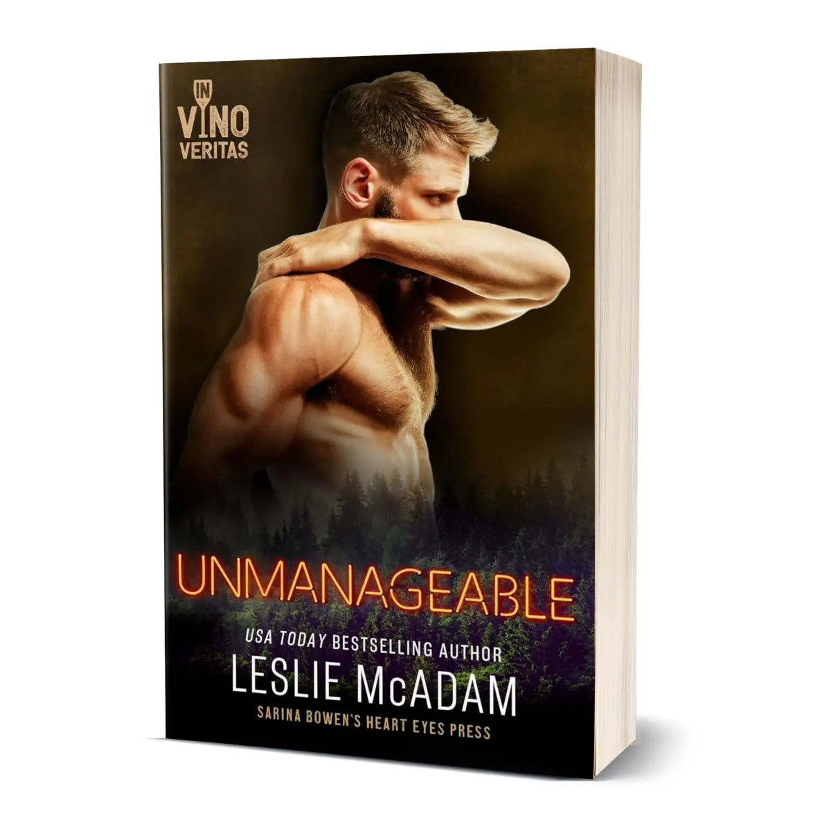 Unmanageable: A contemporary M/M romance novel by Leslie McAdam; signed paperback edition