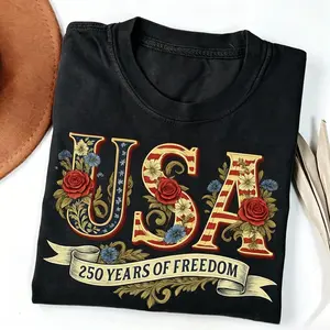 Cherrybetty USA Print Short Sleeve T-Shirt Womenswear Top Streetwear  Spring Fashion  Tshirt Women Tiktok Shop Spring Glow Up Outfit Inspo