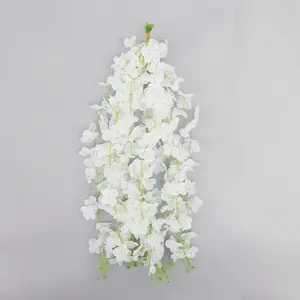 10pcs Artificial Wisteria Flowers, Dense Fake Wisteria Vine, Ratta Hanging Garland, Artificial Hanging Plant, Home Party Decoration, Wedding, Valentine's Day, Decorative Artificial Flower