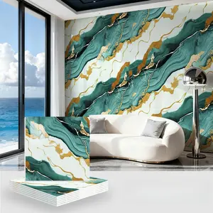 Self-Adhesive Marble Tile Stickers Set, Waterproof PVC Wall Decor, Durable Floor Tiles, Easy to Apply and Remove, Perfect for Living Room Kitchen Bathroom