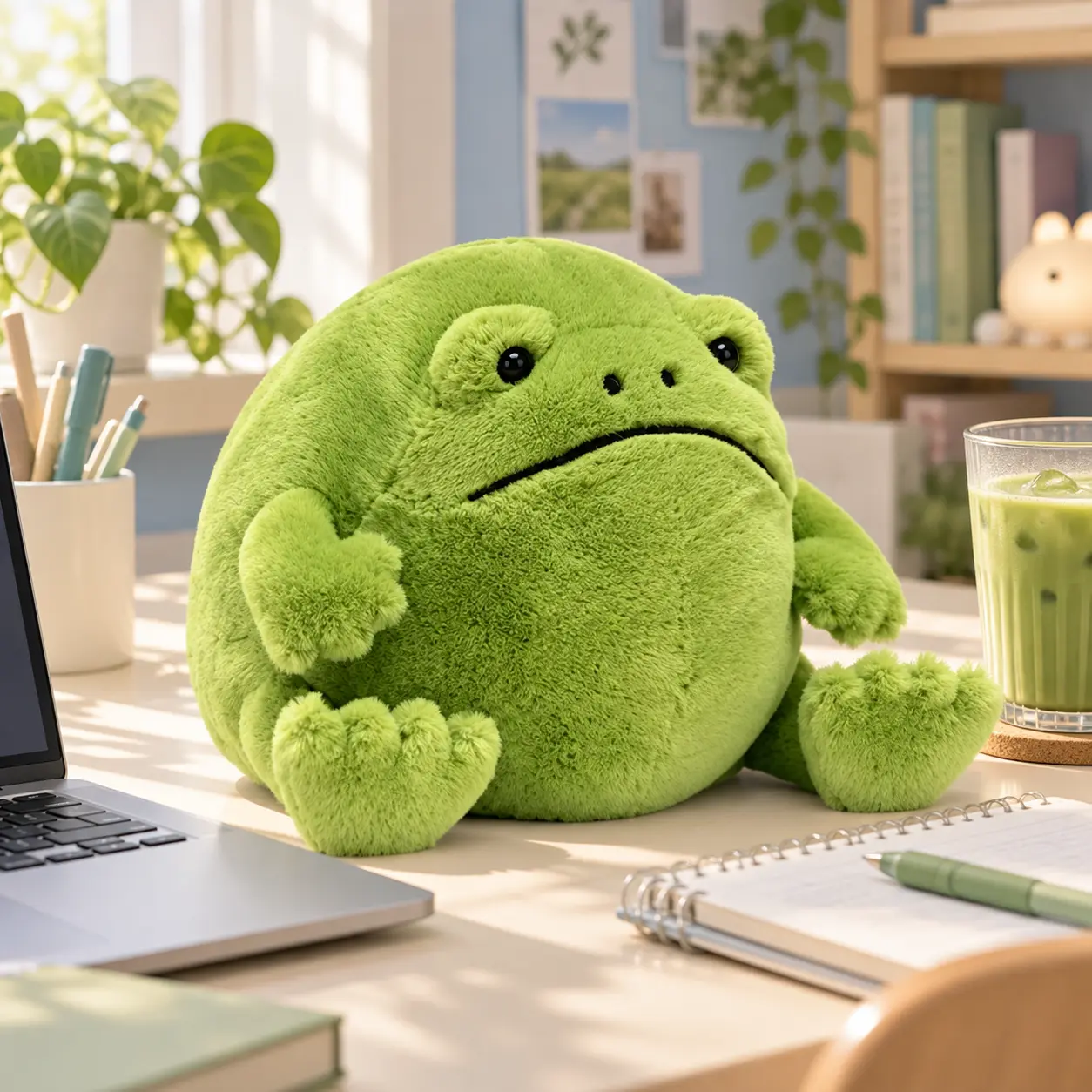 Jellycat Green Frog Plush – Cute Soft & Cuddly Frog Stuffed Animal Gift
