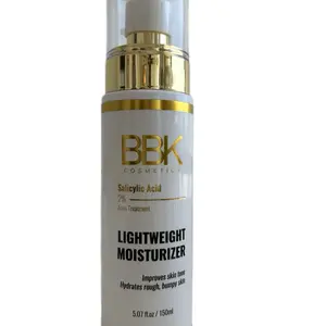 BBK Cosmetics Salicylic Acid Lightweight Moisturizer 2% Acne Treatment 5.07 fl oz Hydrates Rough Bumpy Skin