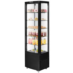 VEVOR Refrigerated Display Case, 5 Cu. Ft./ 146L Countertop Pastry Display Case, 2-Tier Commercial Display Refrigerator with LED Lighting, TURBO Cooling, Frost-Free Air-Cooling, for BakeryVEVOR Super Brand Day