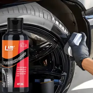 Durable Car Liquid Tire Wax, Gloss Enhancer, Blackening & Protection, Car Renovation Expert, Magic Renewal Wax, Kjm Brand