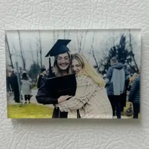 Acrylic Magnet 3"x2" Horizontal Rectangle - Ideal for Decor