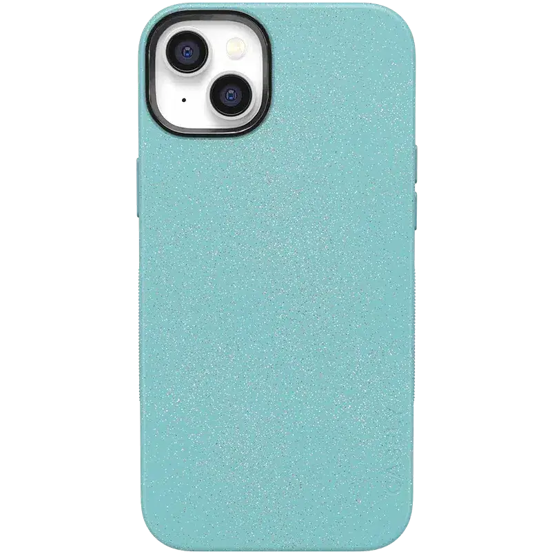 Casely iPhone 14 Case | Aquamarine | Ocean Blue Shimmer | Bold Protective Design | Compatible with MagSafe