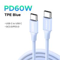 USB C to USB C Blue-PVC