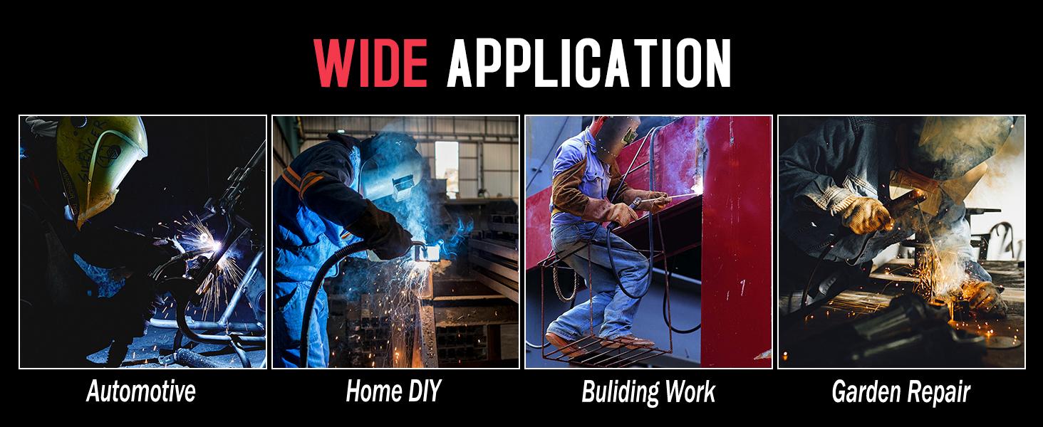 ACEWELDER 140A Gasless Flux Core MIG Welder/Lift TIG/Stick 3 in 1 Welding Machine 110V Portable IGBT Inverter Synergy Welder Machine