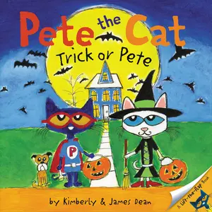 Pete the Cat: Trick or Pete: A Halloween Lift-the-Flap Book for Kids (Pete the Cat) by James Dean||James Dean||Kimberly Dean [Paperback Book]