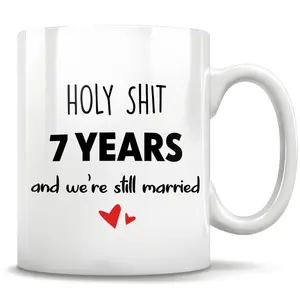 7th Anniversary, 7th Anniversary Gift, 7 Anniversary, 7th Wedding Anniversary, 7 Year Anniversary, Funny Gift, Gift For Him Or Her YFI
