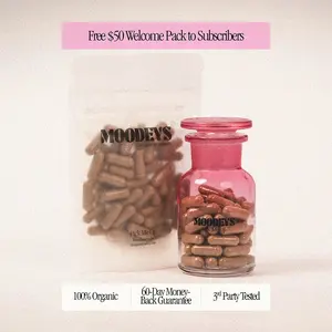 Moodeys Pick Me Up - Natural Energy and Endurance Booster - 60 Capsules - Organic Ingredients - Boost Energy & Increase Endurance and Reduce Mental Fatigue - 100% Organic, UK Made