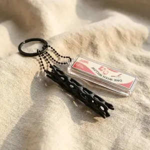 Obsession One wish Willow Keychain Charm with Prop Replica,  Horror Movie Fan Gift