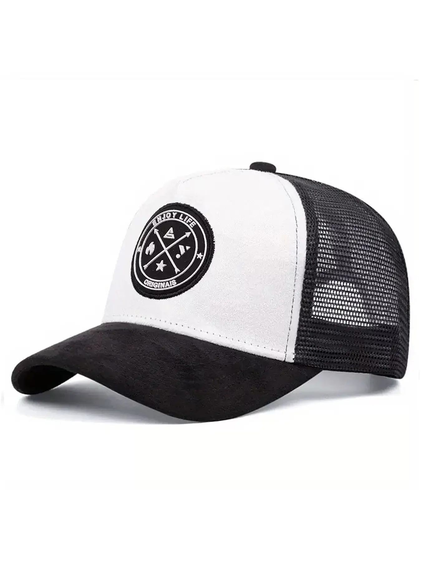 2026 New Personalized Baseball Hat ENJOY Labeling Embroidered Skateboarding Hat Outdoor Sports Sunshade Hat Custom Dad Hat, Personalized Cap, Casual Sports Cap, Embroidered Caps, Customizable Hats