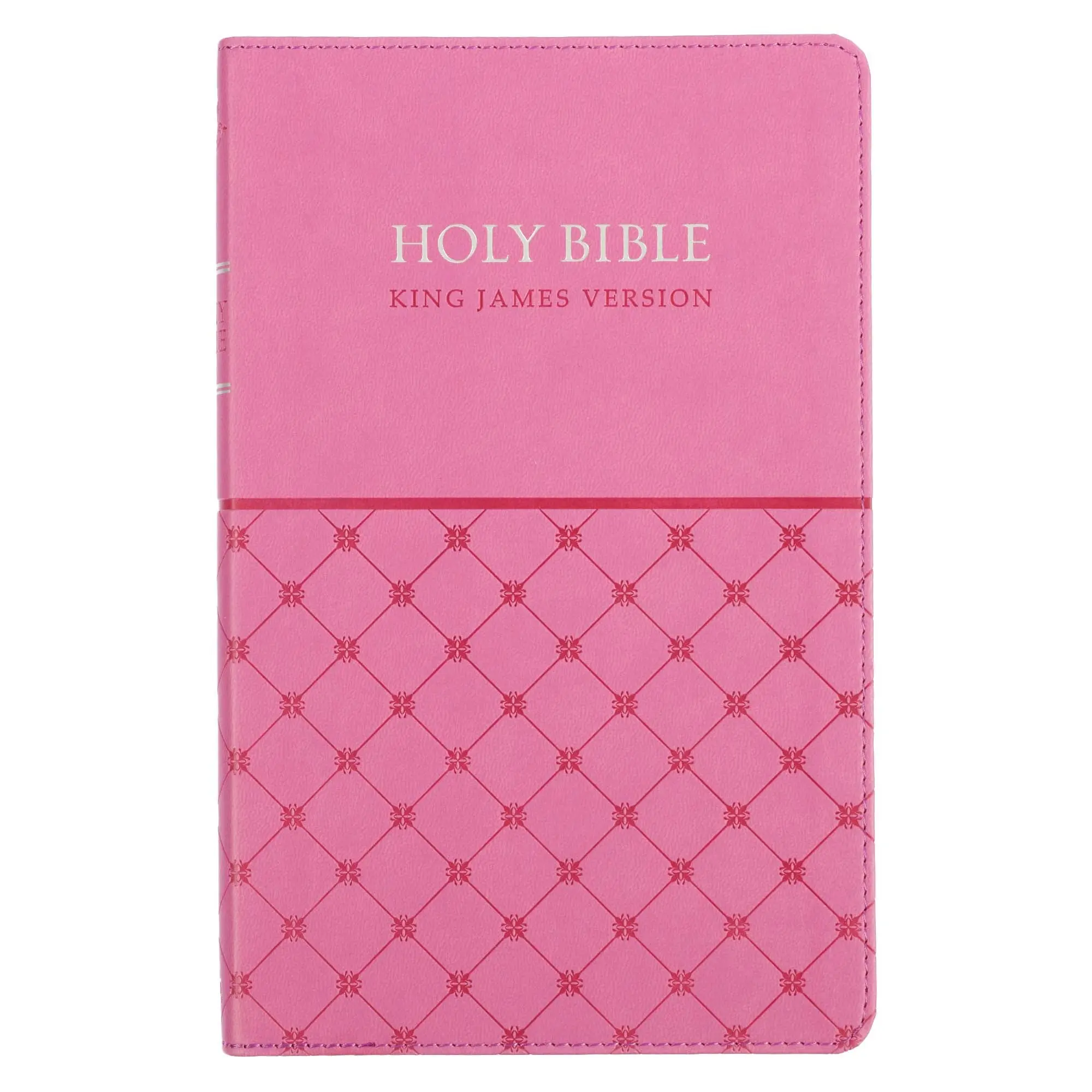 Pink Faux Leather King James Version Gift Edition Bible