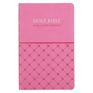 Pink Faux Leather King James Version Gift Edition Bible