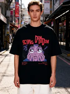 "DAN DA DAN" Manga-Themed T-Shirt | Anime Merchandise | "DAN DA DAN" Graphic Tee | Unisex Style | The Perfect Anime Gift for Your Loved Ones | Ideal for Parties, Gatherings, and Gifting to Friends & Family | A Favorite Short-Sleeve Tee for Anime Fans
