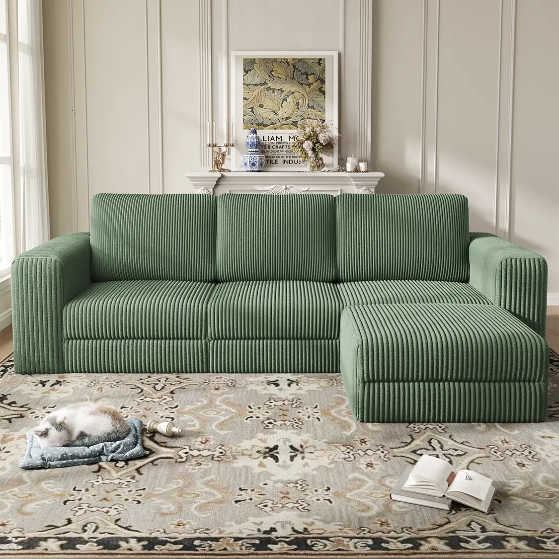 Green(110.2×42.9 ×33In)