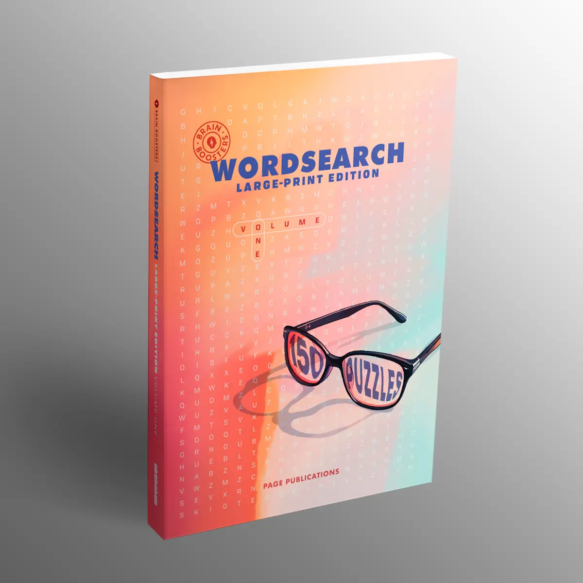 Large-Print Brain Boosters Word Search Workbook - Soft-Cover Educational Textbook with Interesting Topics, Puzzles for Cognitive Enhancement, Relaxing Gifts, Reading Materials (English Book)