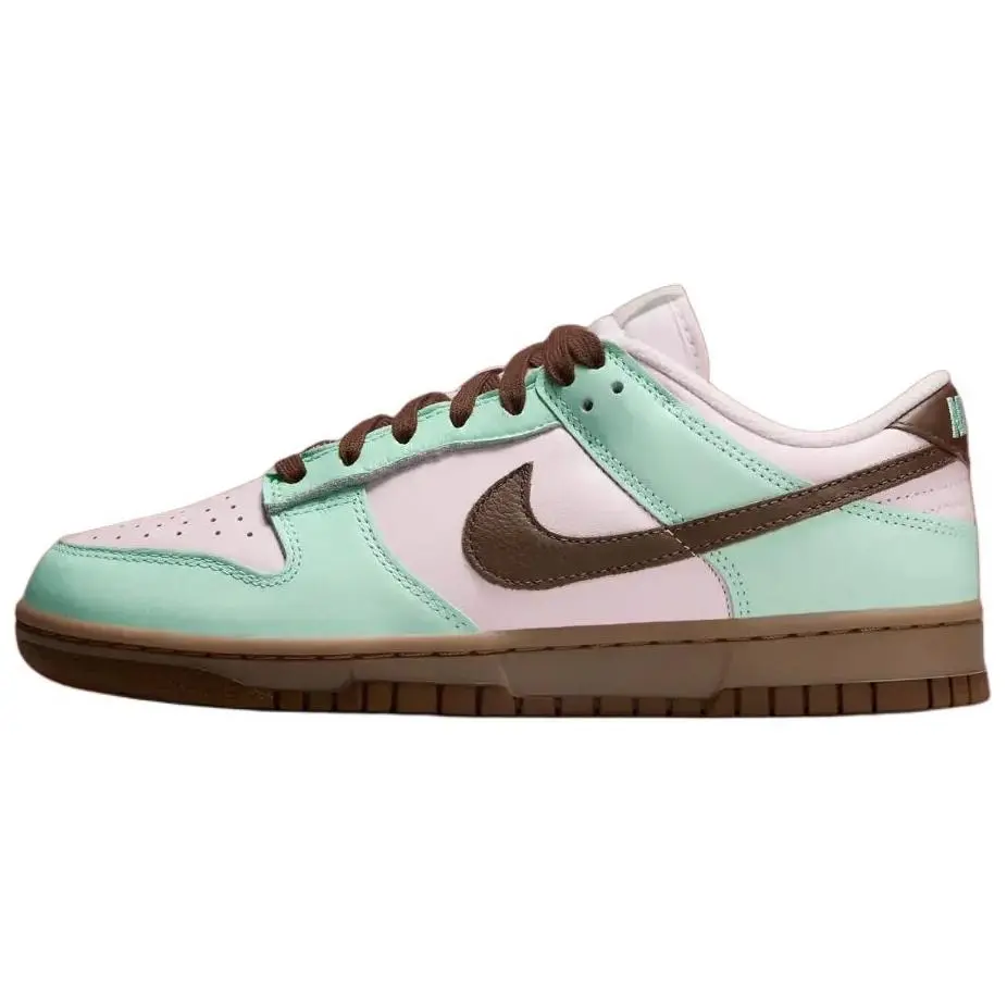 Nike Dunk Low Mint Chocolate Versatile Durable Non-slip Skate Shoes Women's IH0821-679