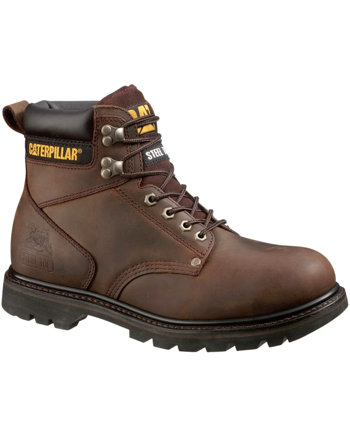 Cat Workwear Men's Men'S 6" Second Shift Lace-Up Work Boot Steel Toe - P89586 Cat Workwear Men's Men'S 6" Second Shift Lace-Up Work Boot Steel Toe - P89586