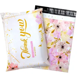 50Pcs Large Poly Mailers 14 x 19In, Cute Shipping Bags for Small Business Clothing Mailers Poly Bags Self Seal Poly Mailer Plastic Mailing Bags, Big Polymailers Package Bags Shipping Envelopes Mailers (Flower) outdoorfun