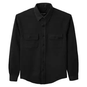 021 ESSENTIAL OVERSHIRT - BLACK