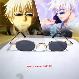 Gojo Satoru Glasses Cosplay Anime Jujutsu Kaisen Cos Costume Eyewear Sunglasses Glasses Role-playing Party Men Women