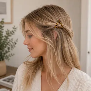 Tortoise Triangle Hair Pin