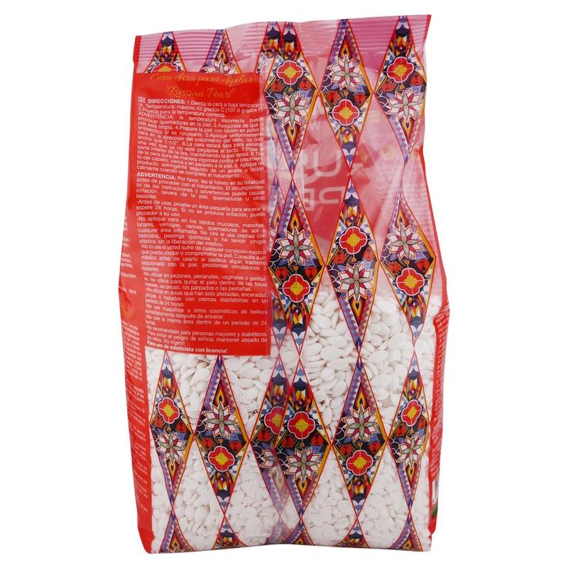 WAXNESS POLYMER BLEND PREMIUM LUXURY HARD WAX BEADS RUSSIAN PEARL 4.4 LB / 2 KG