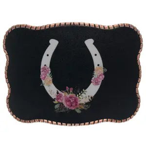 Horseshoe with Flowers