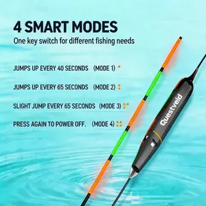 Questveld Auto Jump Auto Jigging Float baits Lures Setequipment Electric Automatic Luring Fishing Float top waterlures outdoor fishing gear tackle kit catfish float rigfreshwater fishing outdoor fishing accessory fishing polebass trout pike fishhooks outd