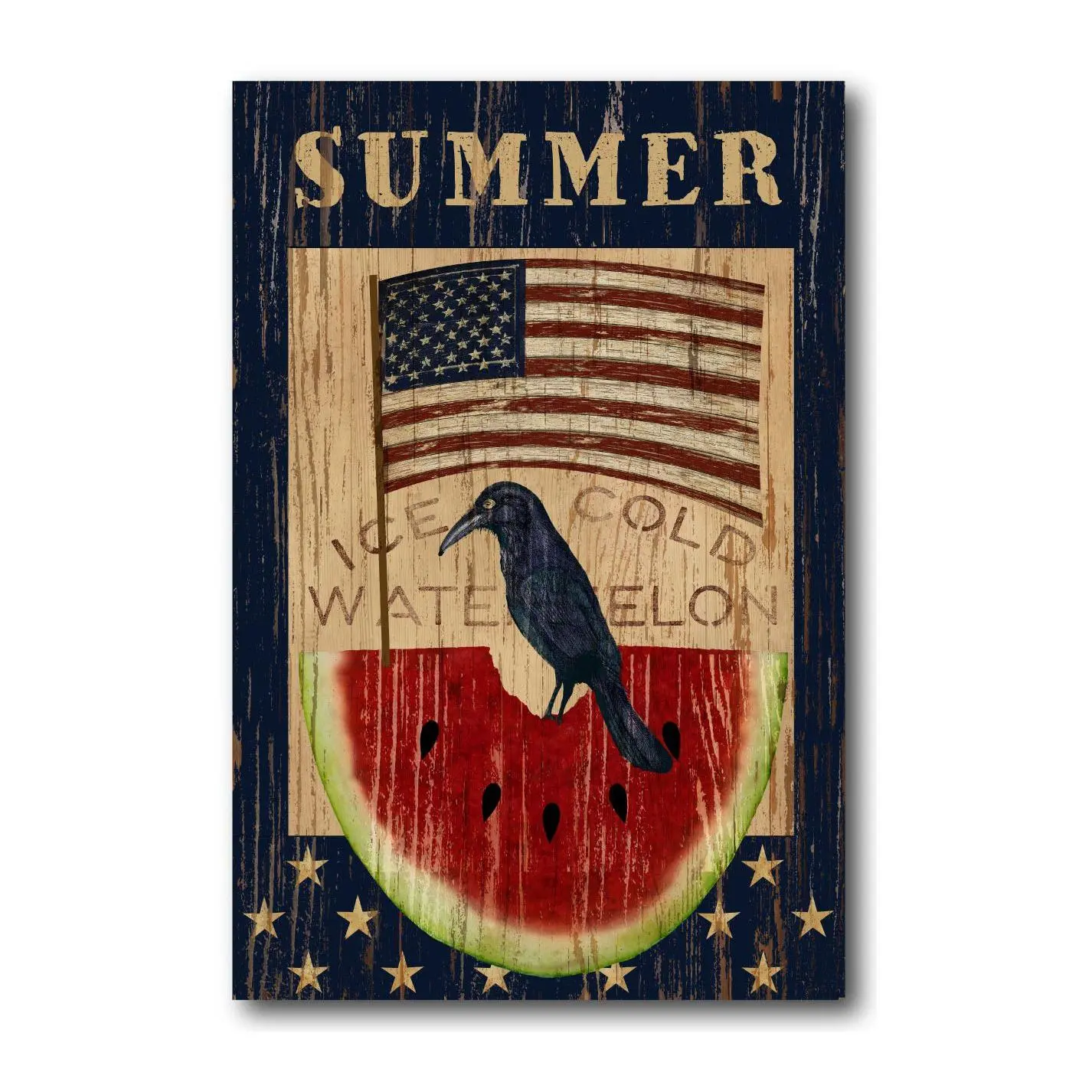 Courtside Market Summer Watermelon 12" x 18" Canvas Courtside Market Summer Watermelon 12" x 18" Canvas