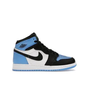 Jordan Kid's 1 Retro High OG UNC Toe Basketball Shoes, from StockX