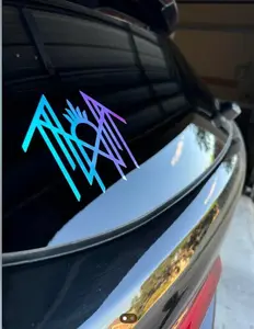Sleep Token Sticker Vinyl Sticker Variants High-Grade Vinyl Waterproof Weatherproof Super Adhesive Vehicle Exterior Decoration