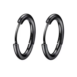 5 pair Women/Man Stainless Steel Small Hoops Earring Piercing Ear Cartilage Tragus Simple Thin Circle Anti-allergic Ear Buckle